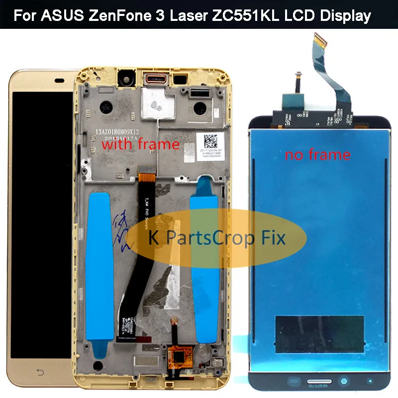 5 &quotЖК дисплей для ASUS Zenfone 3 Laser ZC551KL ЖК с рамкой сенсорный экран дигитайзер Замена