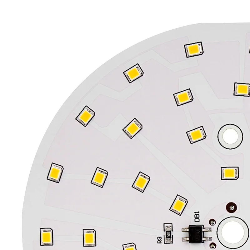 Светодиодный светильник SMD2835 18 Вт 15 12 9 7 5 3 переменный ток 220 В умный светодиодный