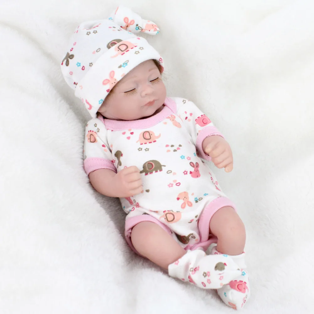 KAYDORA Reborn Baby Dolls 10 дюймов 25 см мягкий силиконовый Bebe Reborn Развивающие игрушки для девочек оптом Bathable Boneca Menina
