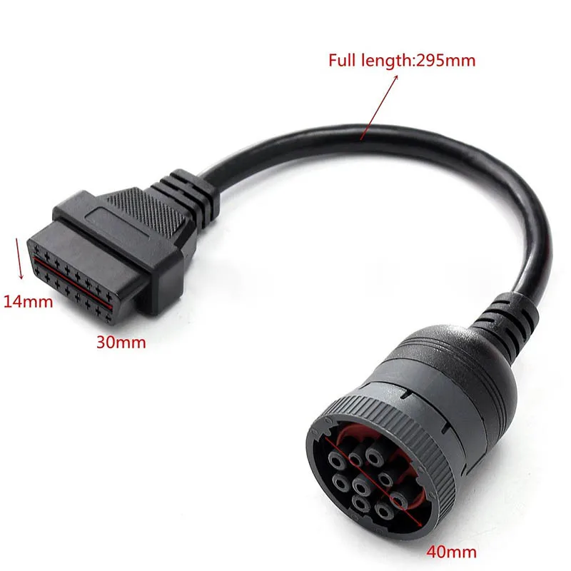 1 шт. 16pin к J1939 9pin Deutsch Heavy Duty Car Truck OBD2 OBDII кабель | Автомобили и мотоциклы