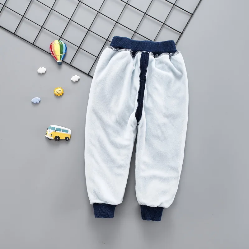 Baby Full Length Pants Cotton Soft Toddler 2018 Winter Harem Newborn Casual Trousers Loose Infants Elastic Navy Blue |