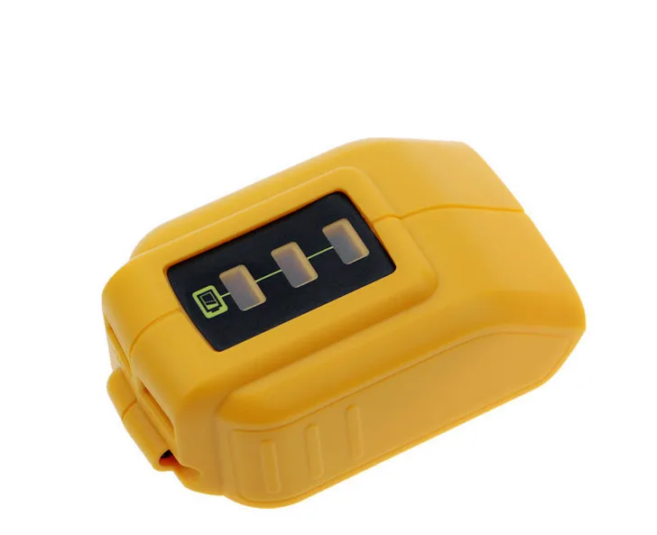 Защита USB зарядное устройство адаптер для dewalt 10 8 V 18V литий ионный аккумулятор DCB120