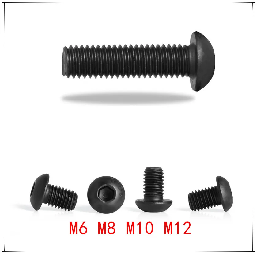 ISO7380 винт с шестигранным углублением и головкой болта M6/M8/M10/M12 * 8/10/12/16/20/30/40/50/60/100 мм