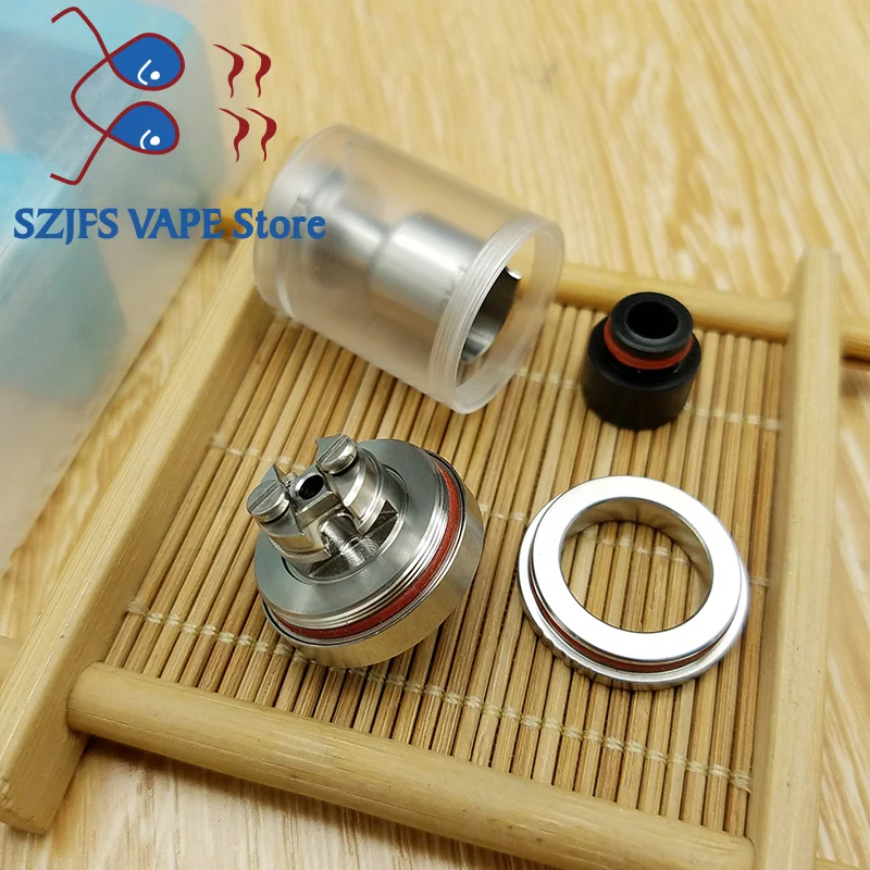 

zeus X RTA 4.5ml tank capacity with 810 Delrin drip tip tank rta vs zeus dual Electronic cigarette rta atomizer vs Kylin M RTA