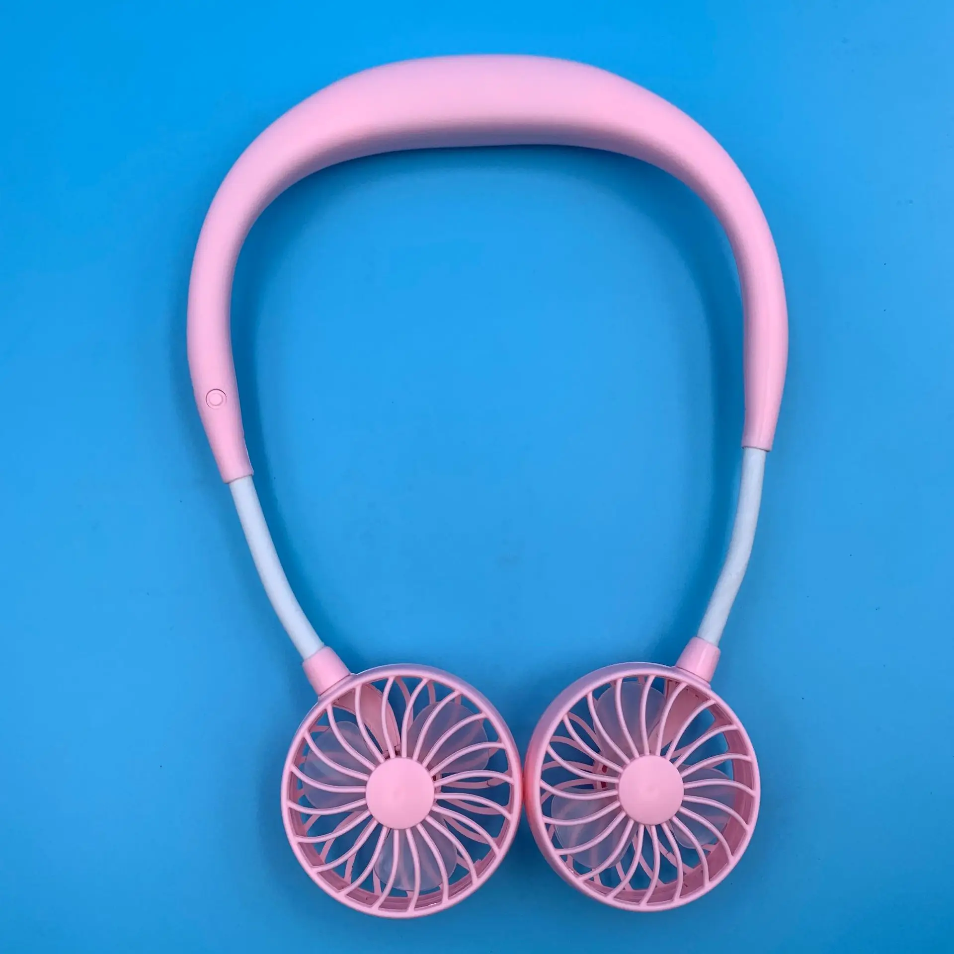 Портативный мини-вентилятор с двойной головкой шейный вентилятор USB