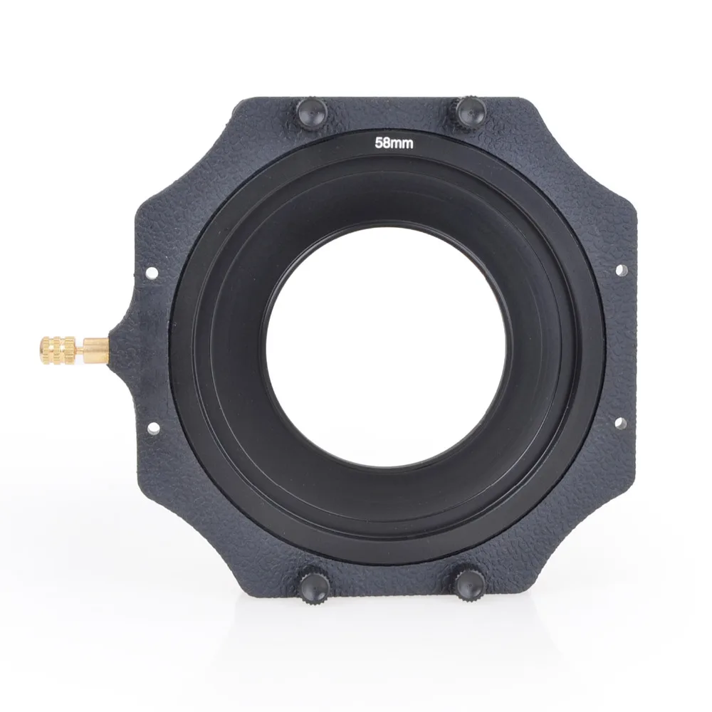 100 мм квадратный держатель фильтра серии Z + металлическое кольцо-адаптер 58 для Lee