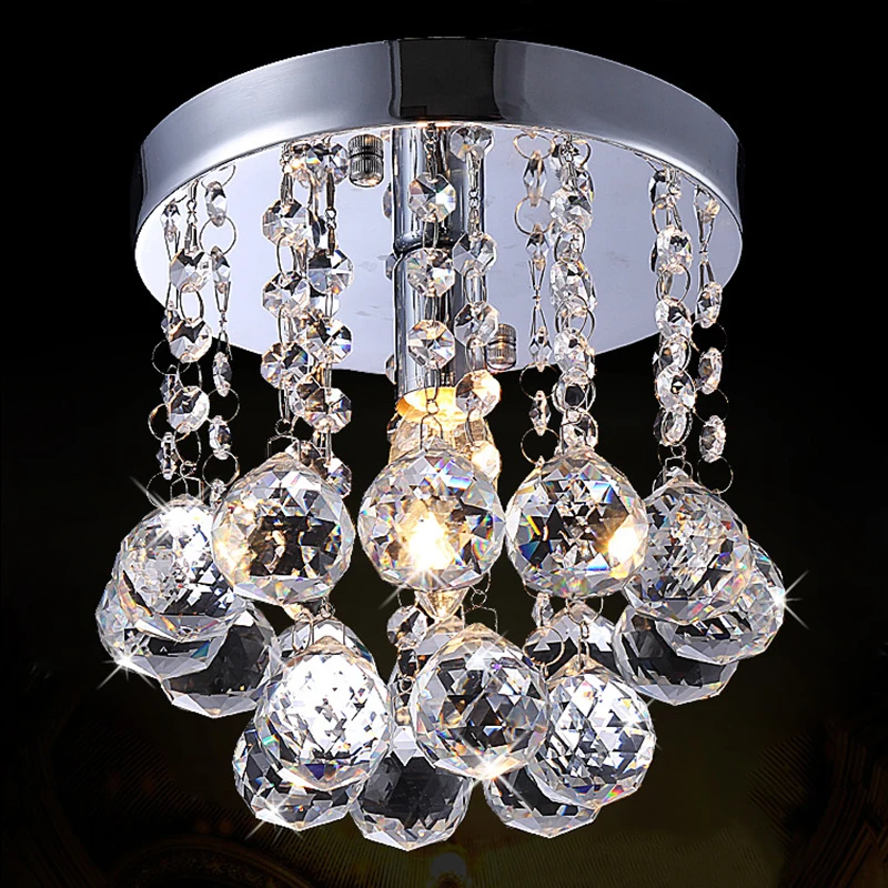Украшение дома светодиодные Хрустальные потолочные светильники современные
