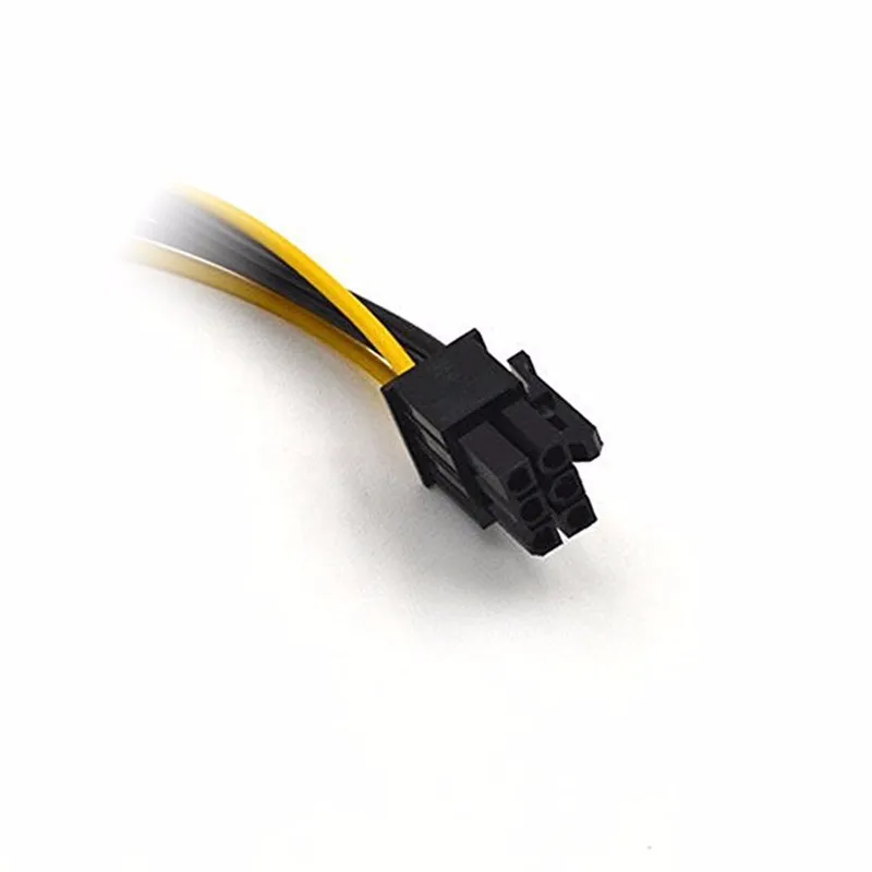 5 шт. 6 дюймов 2 x Molex 4 контактный до PCI Express Видеокарта Pci e ATX PSU кабель