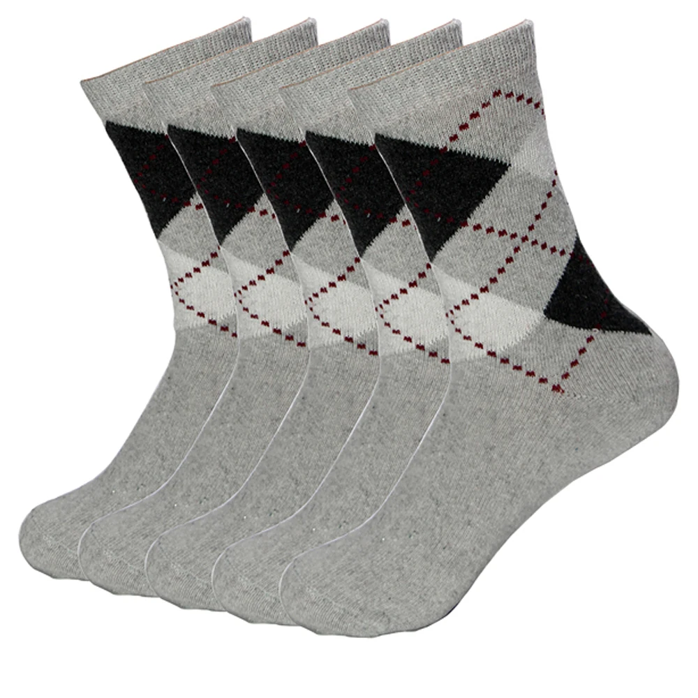 Мужские носки из кроличьей шерсти 5 пар в упаковке весна осень зима теплые