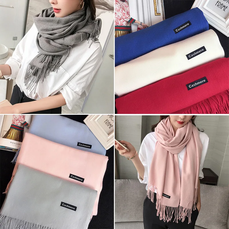 Люксовый Бренд Шарф Пашмины Echarp Кашемировый Wrap Шаль Зимы Мужчин женщин Cachecol