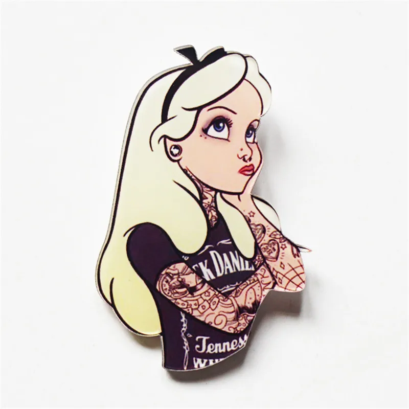 1PCS Harajuku Fashion woman Icons on The Pin Badge Backpack Acrylic Badges Rozet Collar Scarf Lapel Pins Accessories 391 | Дом и сад