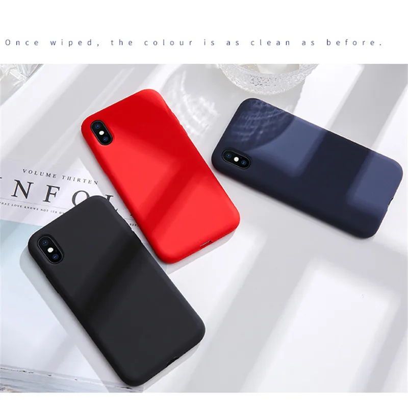 Яркий жидкий силиконовый чехол для iphone 6, 6 S, 7, 8 Plus, X, XR, XS Max, противоударный мягкий чехол для телефона s, для iphone 8, 6, 7, чехол