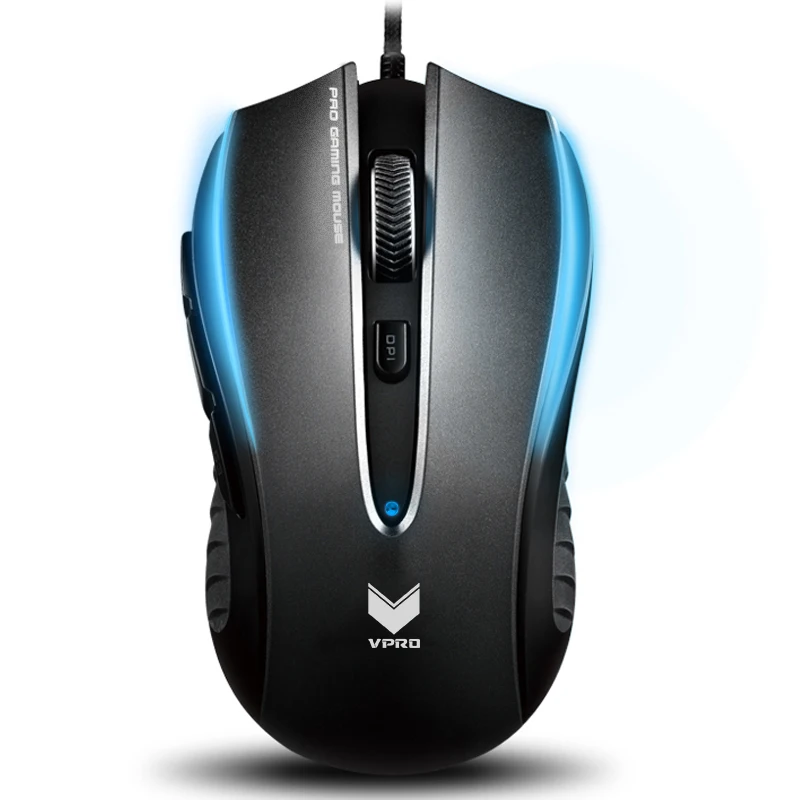 RAPOO V300C оптическая игровая мышь USB Проводная от 800 3000 точек/дюйм игровой мыши