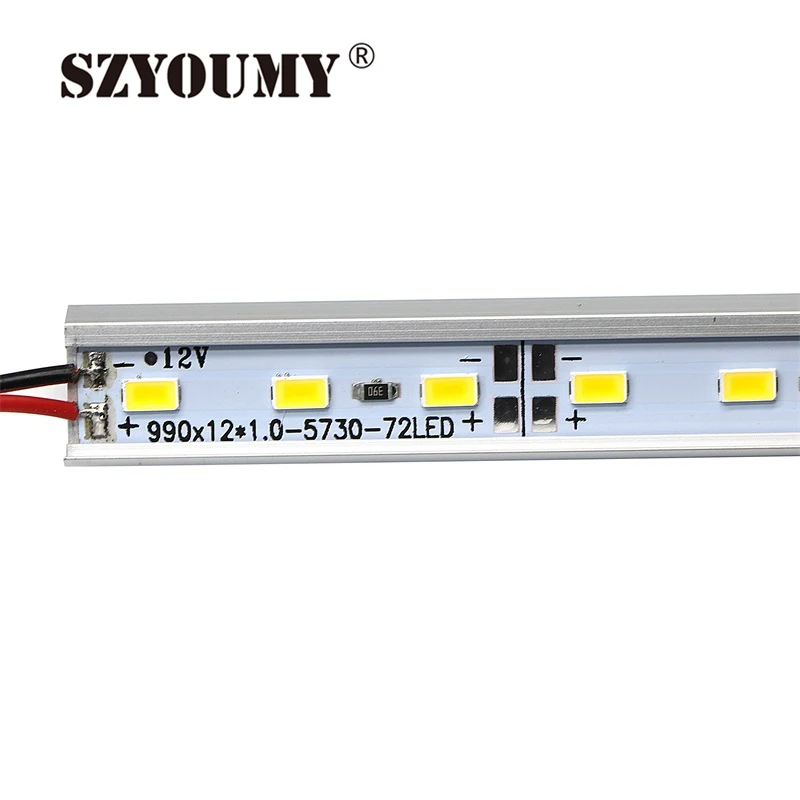 SZYOUMY 50 шт./лот 5630 SMD 36 светодиодов см Светодиодная панель для шкафа светодиодная