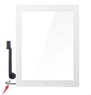Для ipad 3 ipad 4 A1416 A1430 A1403 A1458 A1459 A1460 ЖК-экран панели монитора Замена модуля - Цвет: ipad 4 White touch