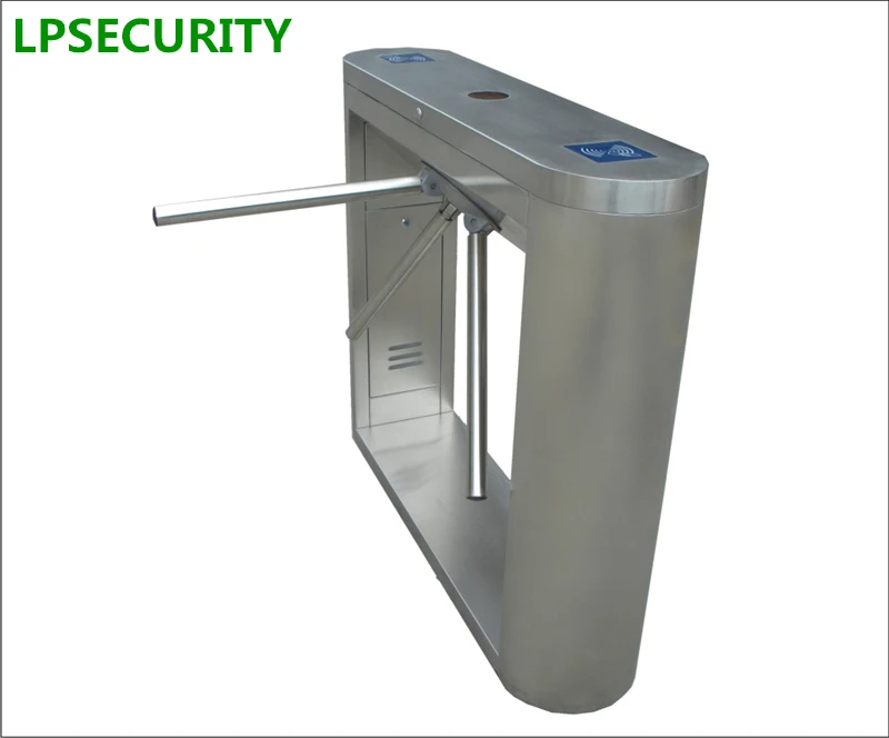 LPSECURITY нержавеющая сталь высокая талия поворотный турникет для пешеходного
