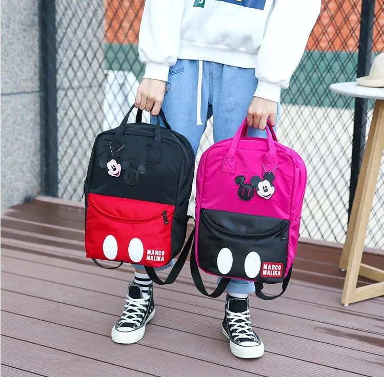 Новый модный рюкзак с Микки Маусом для девочек милая сумка женские рюкзаки милым