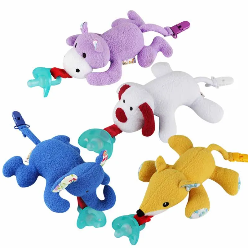 Новорожденных бренд младенцев Соски S Ниблер плюшевые пустышка Игрушечные