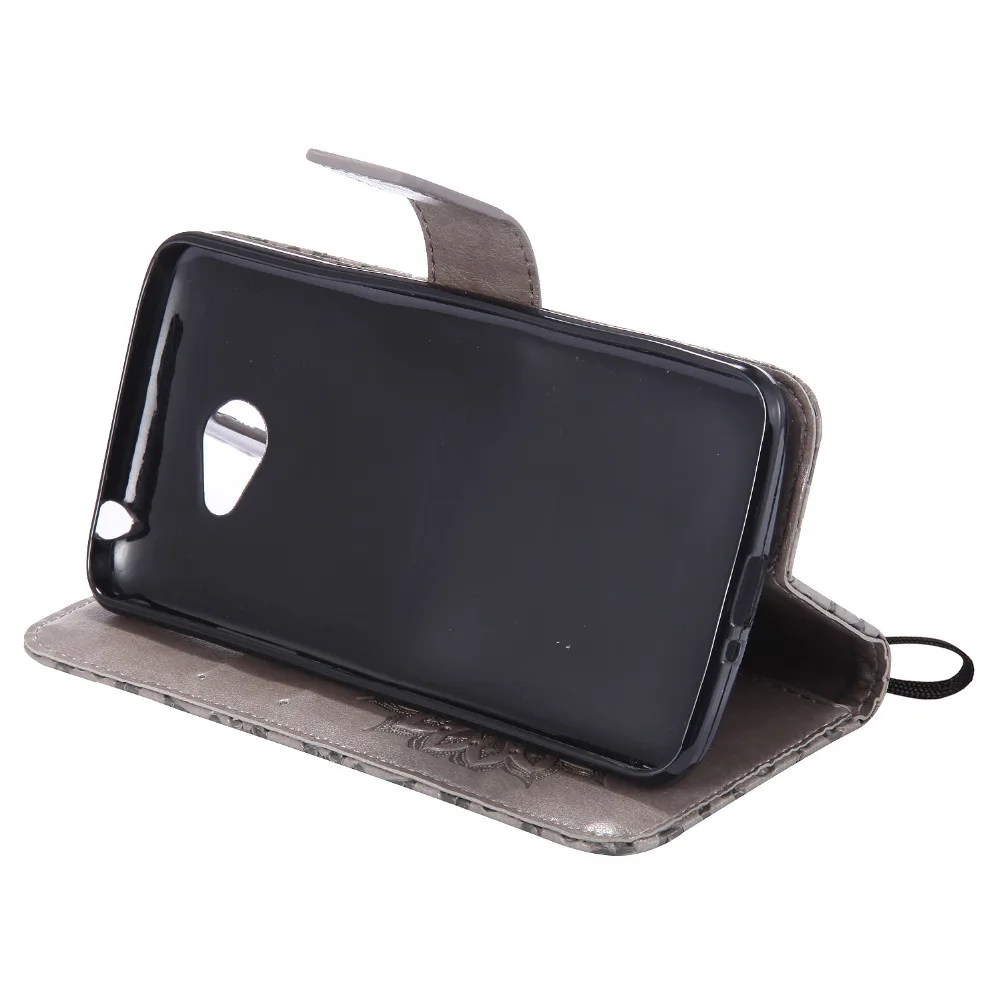Чехол с подсолнухом из искусственной кожи для fundas LG K5 чехол X220 5 дюймов + держатель