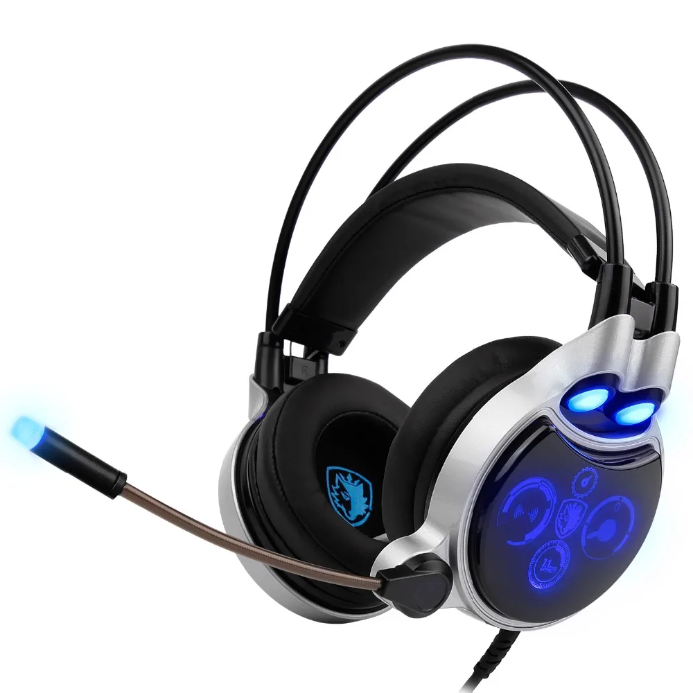 Игровая гарнитура SADES 908 с USB разъемом 7 1 игровая головная повязка со