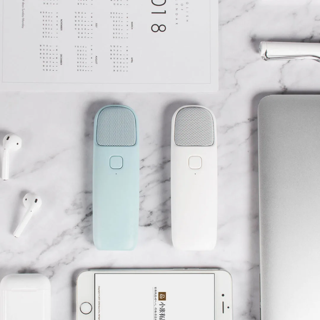 Xiaomi ультра-тонкий мини микрофон умный маленький бытовой рисовый микрофон с 3,5 м аудио кабель караоке микрофон 2 цвета