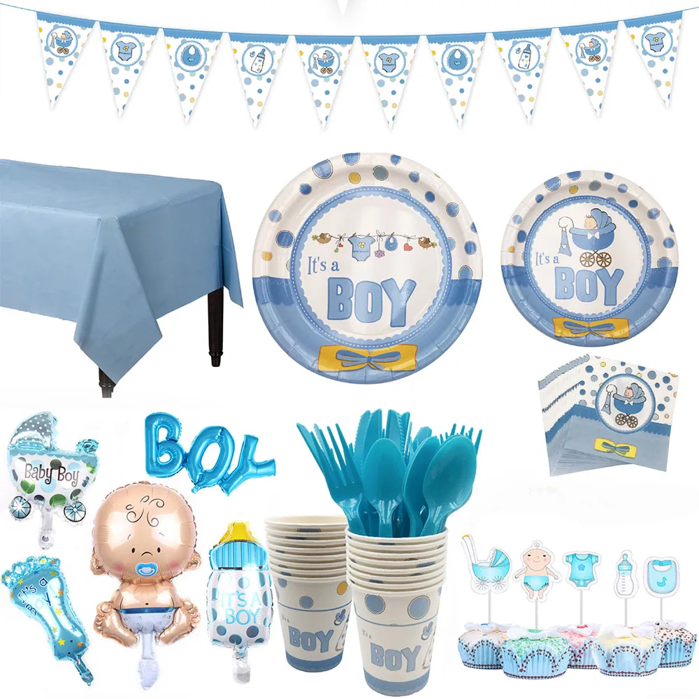 1 набор десертные тарелки для девочек и мальчиков|Одноразовая посуда вечеринок| |