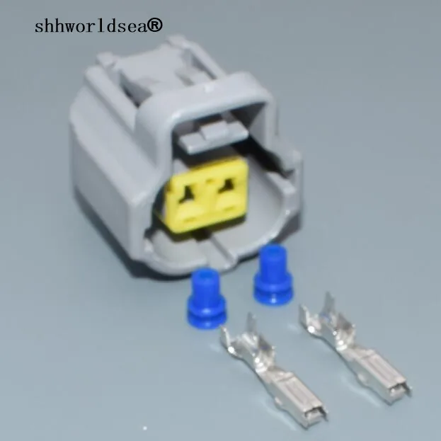 Shhworldsea 178390-1 2 pin 1,8 мм двигателя автомобиля Хладагент Температура датчик; разъем для подключения Разъем Авто 1JZ-2JZ-1UZ-3SGE для Toyota