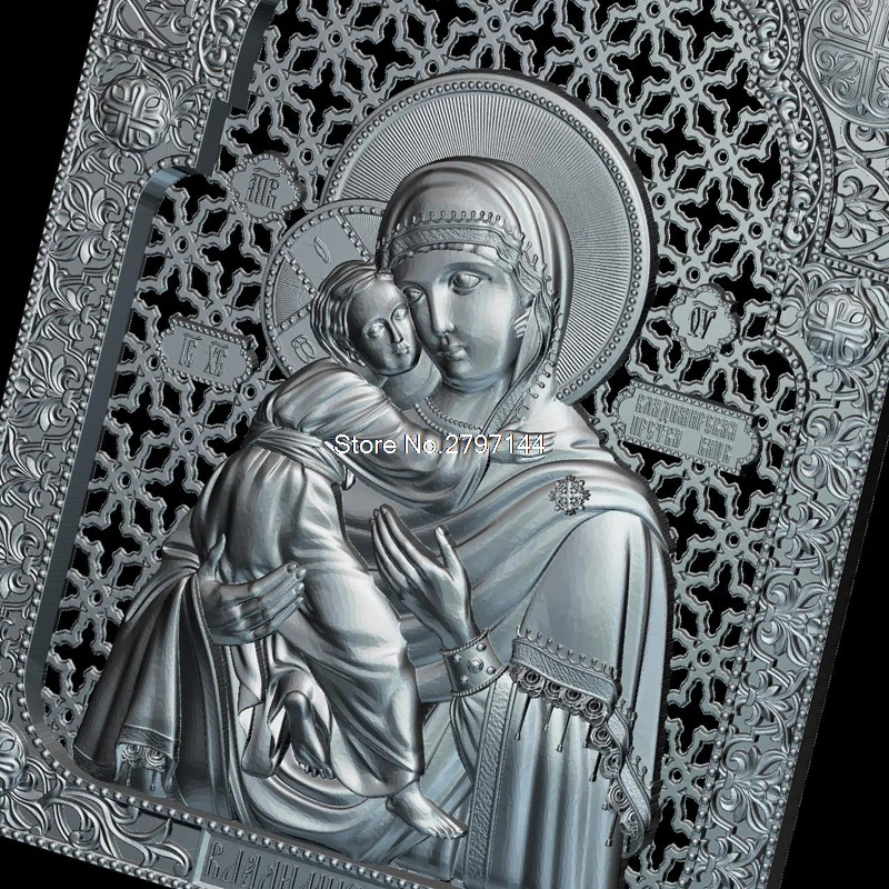Высокое качество новая 3D модель для cnc FecioaraMaria_cu_Pruncul резная фигурка скульптура