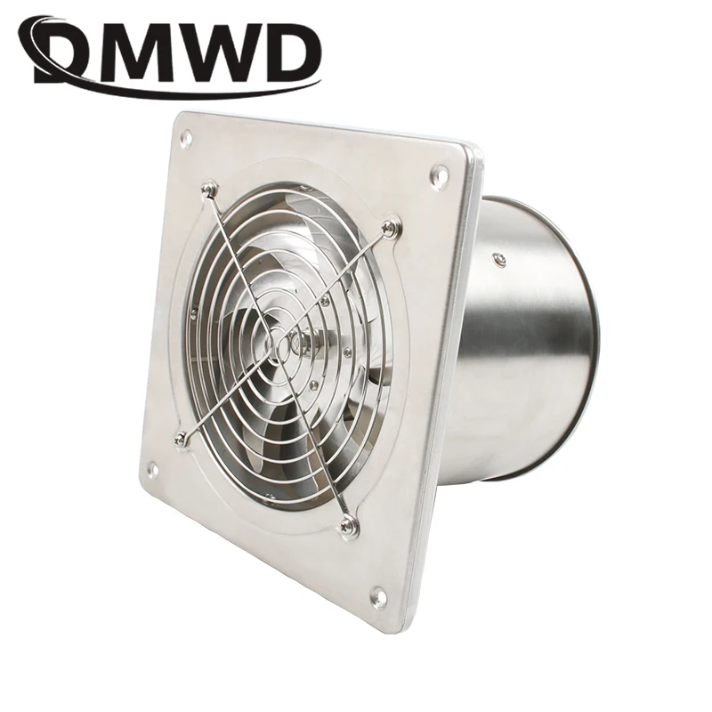 DMWD 6 Inch Window Wall Ventilation Exhaust Blower Cooling Duct Air Fan Toilet Bathroom Kitchen Window Extractor 6'' Ventilator