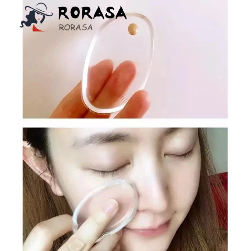 RORASA 1 шт. силиконовый косметический Puff Pro пудра BBcream основа для лица прозрачный