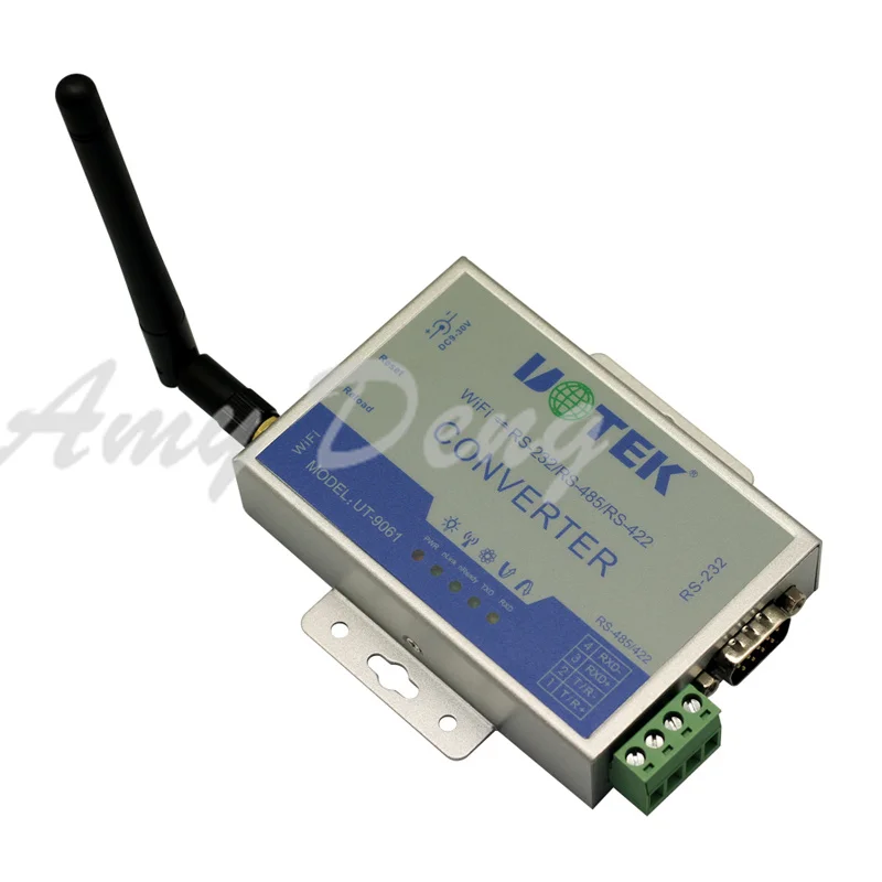 

Wifi to rs232/485 serial port server active 485 wireless communication module UT-9061