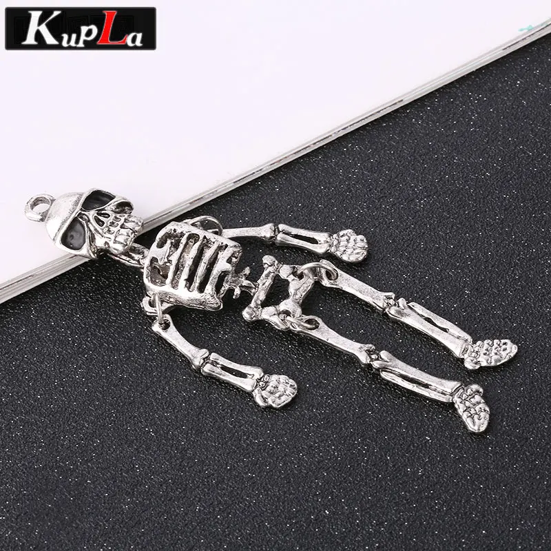 Винтажный металлический сахарный череп очаровательные аксессуары Классическая