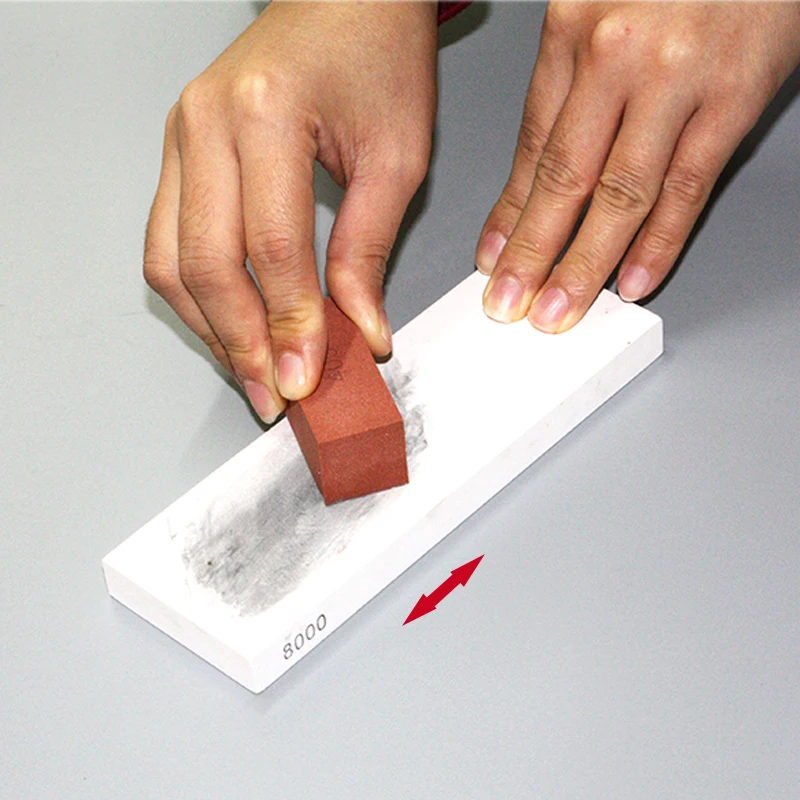 Точилка для кухонных ножей точильный камень 400 зерен корунда масляные камни