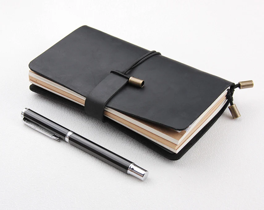 Leather Journal Refillable Personalized Compass Travelers Notebook Travel Diary sketchbook Custom Text | Канцтовары для офиса и