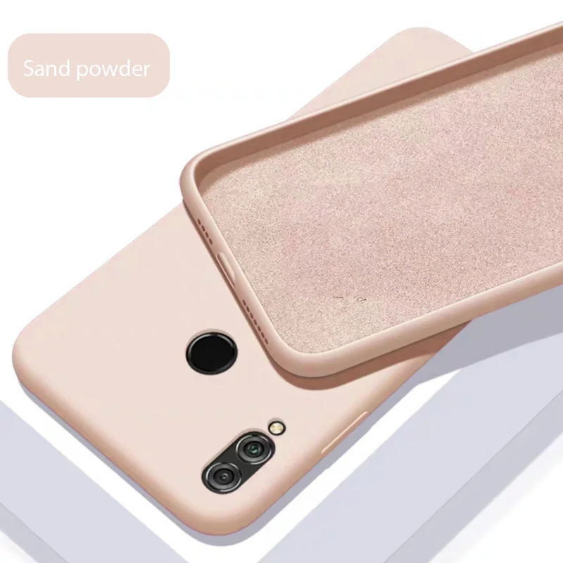 Pink Яркий жидкий силиконовый чехол для huawei P20 P30 P10 Lite Pro Plus чехол TPU бампер huawei Y9 Y7 Pro Nova 3 3i 2s 4 Lite чехлы - Цвет: Pink