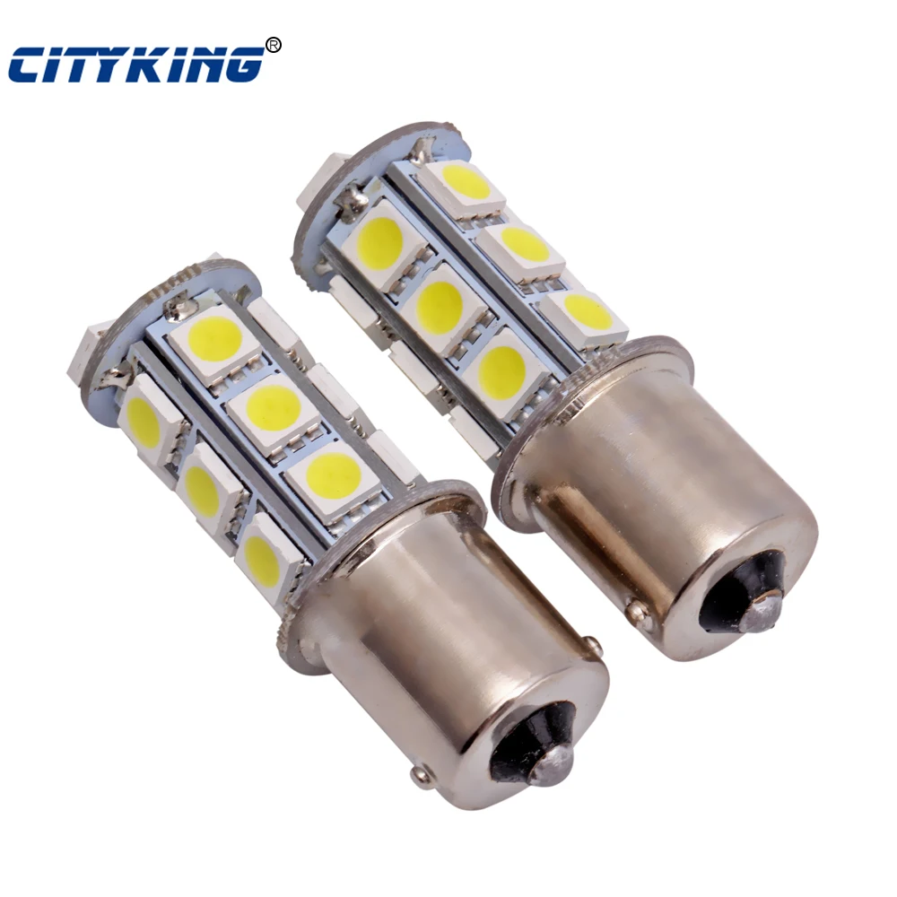 

Free shipping 2 x 1157 1156 18LED Car 5050 SMD 1157 BAY15D ba15s 18smd White DC 12V Car Bulb Brake Tail Light