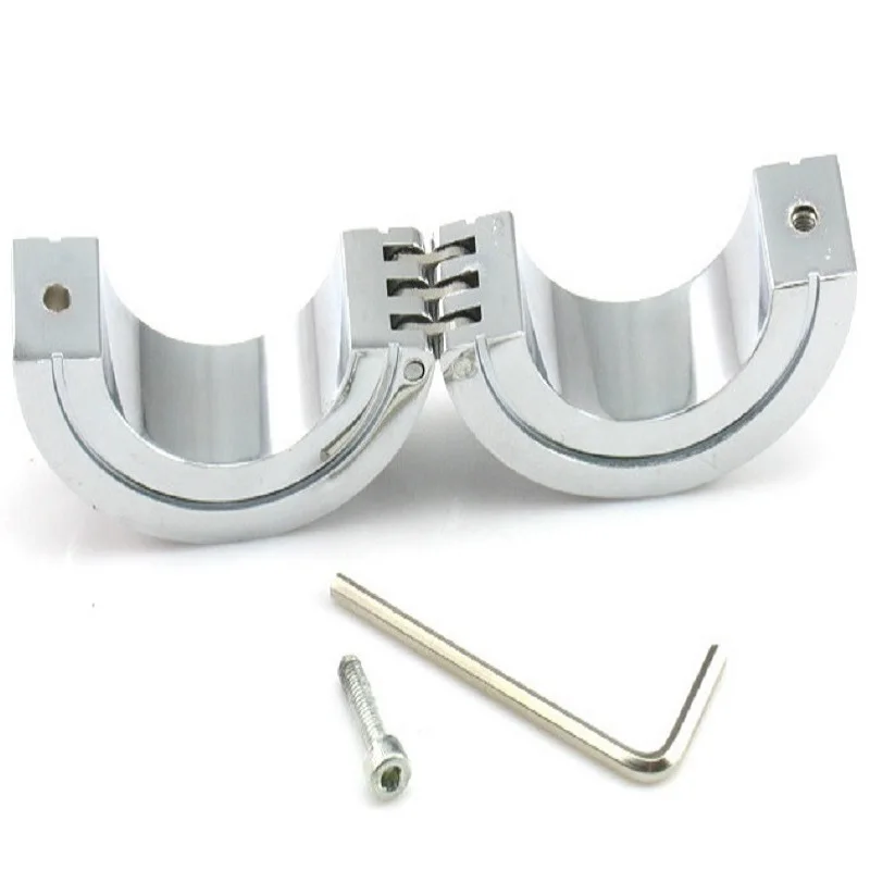 Большой мощный мужской шарик 3 размера растягиватель для мошонки металлический