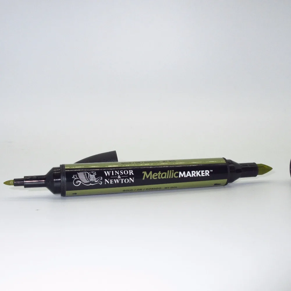 Металлический маркер Winsor &amp Newton золотой цвет | Канцтовары для офиса и дома