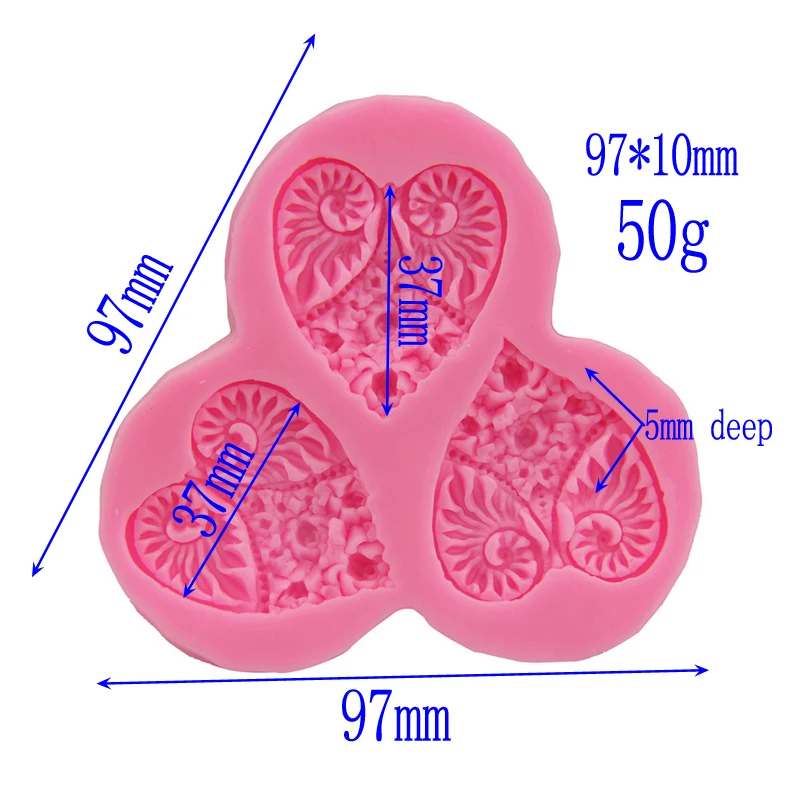 Украшение для свадебного торта в форме сердца искусственная форма помадки