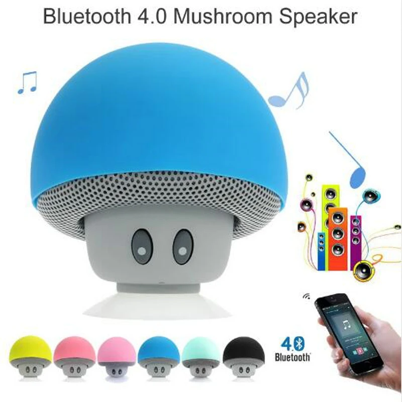 Беспроводной мини Bluetooth динамик Портативный Гриб водонепроницаемый стерео для