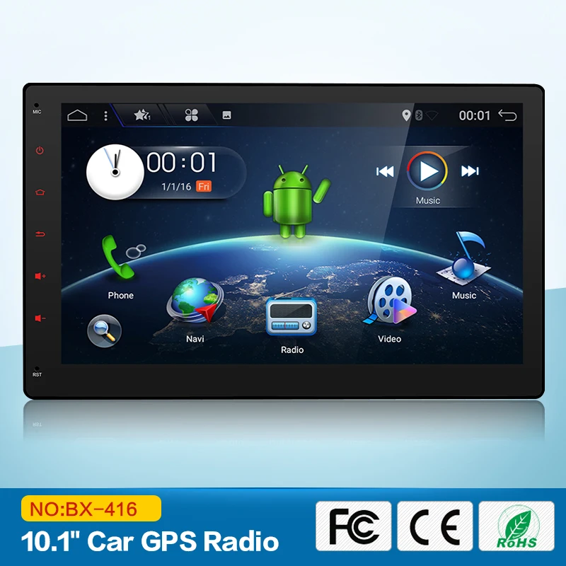 Bosion 2din автомобиля радио Android 7 1 USB AUX FM станции Bluetooth 10 &quotHD сенсорный экран мониторы