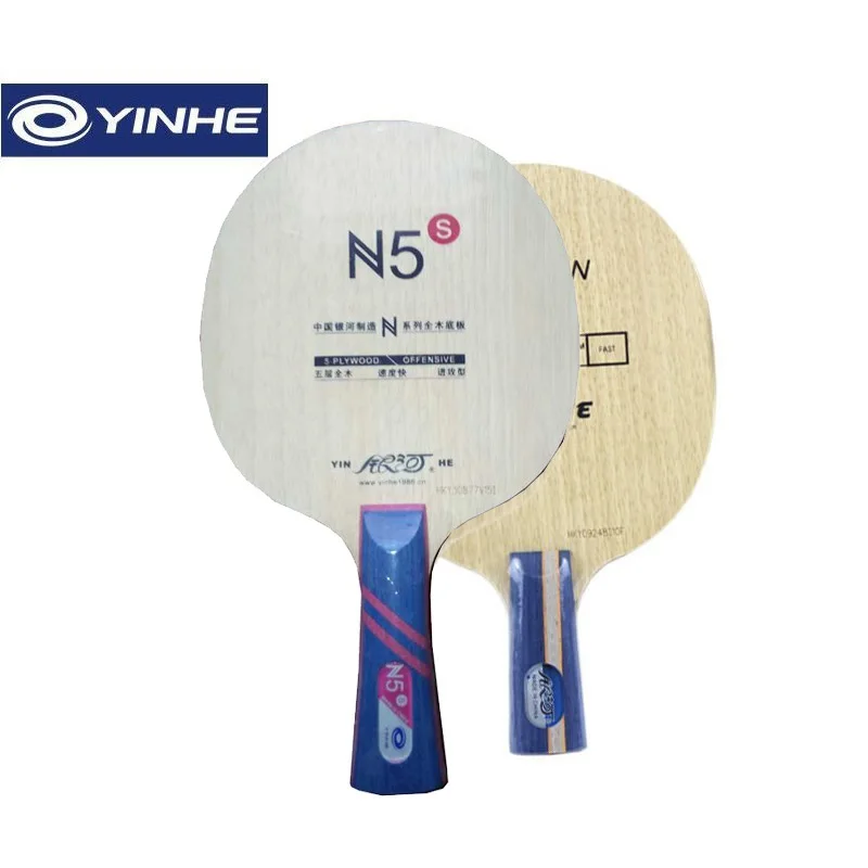 

Ракетка для настольного тенниса Yinhe N5 N5S N-5 Wooden N 5 Attack + Loop OFF