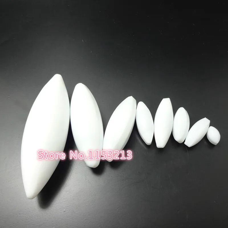 PTFE магнитная мешалка перемешать миксером PTFE типа А-типа мешалки лаборатория Spinner мешалка ротор цилиндр секция цилиндра 5 шт