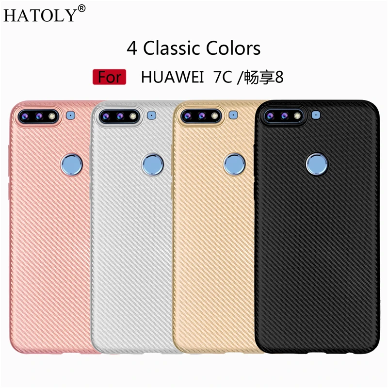 Чехол для Huawei Y7 Prime 2018 мягкая резиновая броня защитный чехол телефона |