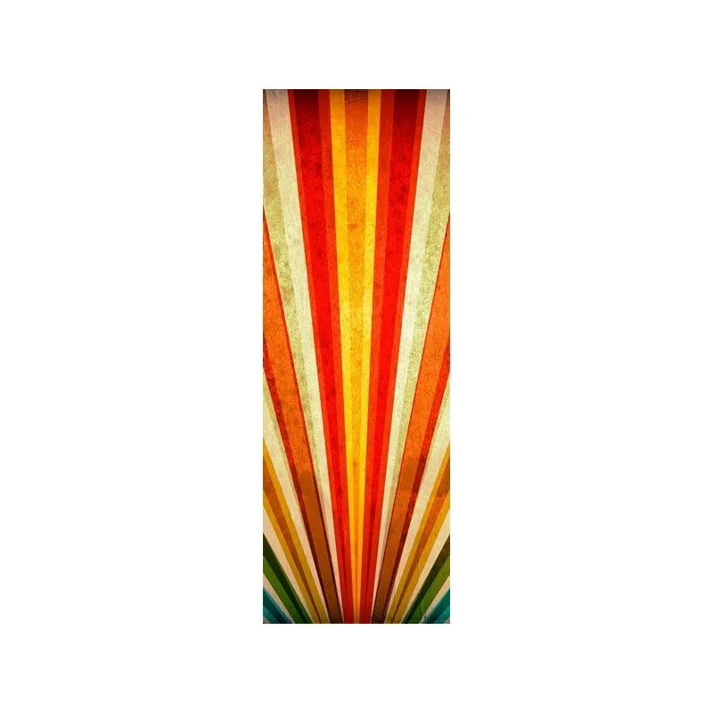 3D Modern Colorful Stripe SelfAdhesive Refrigerator Sticker Fridge Door Cover Wallpaper 60x150cm 60x180cm 100x180cm | Дом и сад
