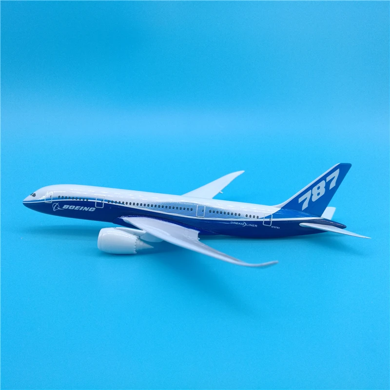 20 см Прототип авиалиний Boeing 787-800 модель самолета из сплава прототип B787 самолет