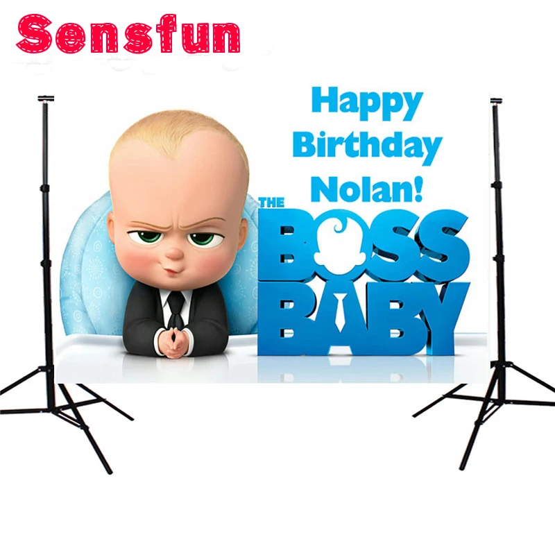 Фотофон YH3082 Sensfun из полиэстера для фотосъемки с изображением босса ребенка на