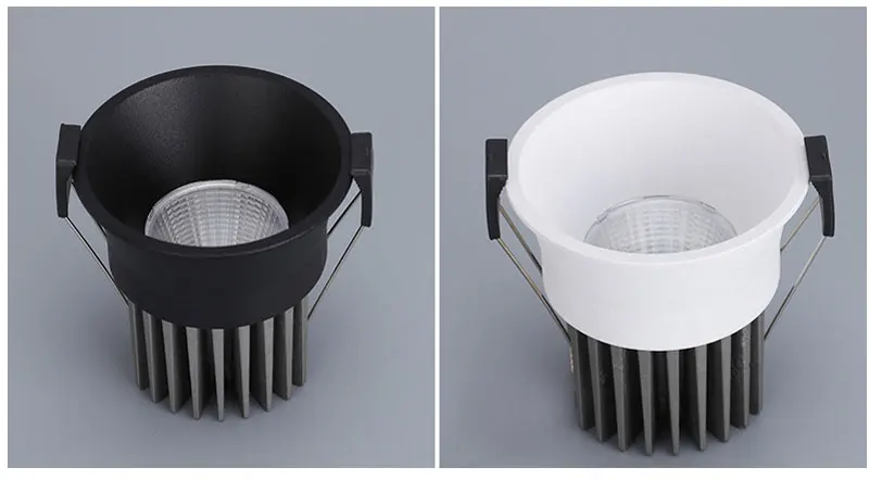 Супер яркий Встраиваемый светодиодный светильник COB 5 Вт 7 Вт 10 Вт теплый белый натуральный белый холодный белый утопленный светодиодный светильник Точечный светильник