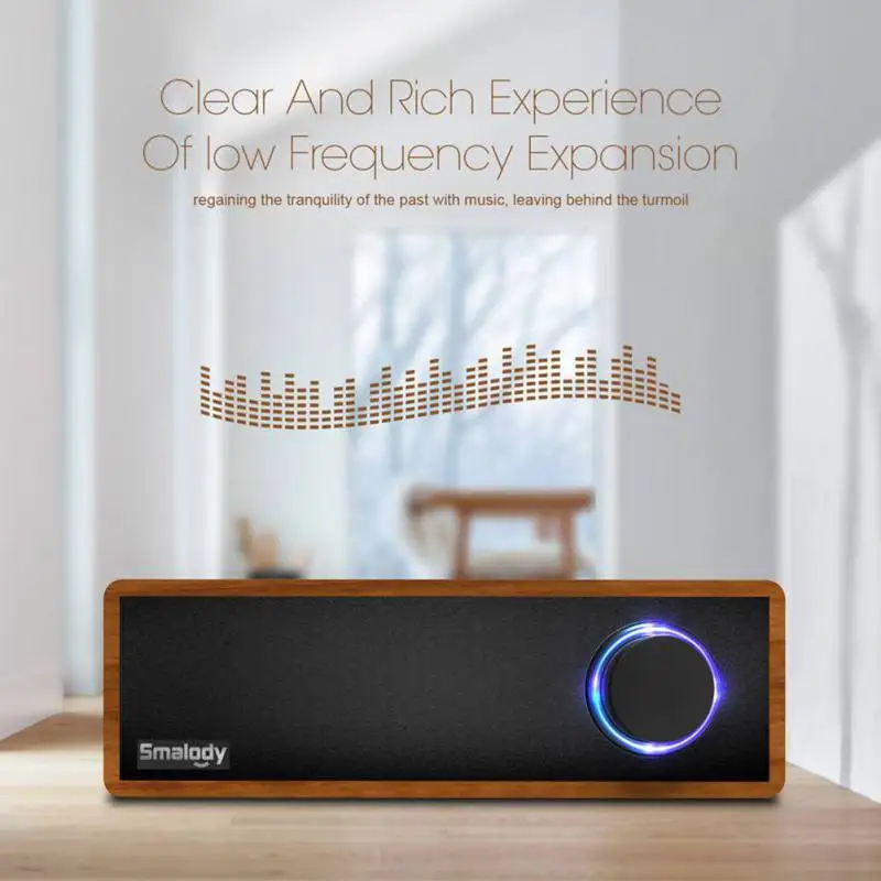 1500 мАч большой аккумулятор портативный мини Bluetooth 4 2 + EDR колонки Деревянный Ретро