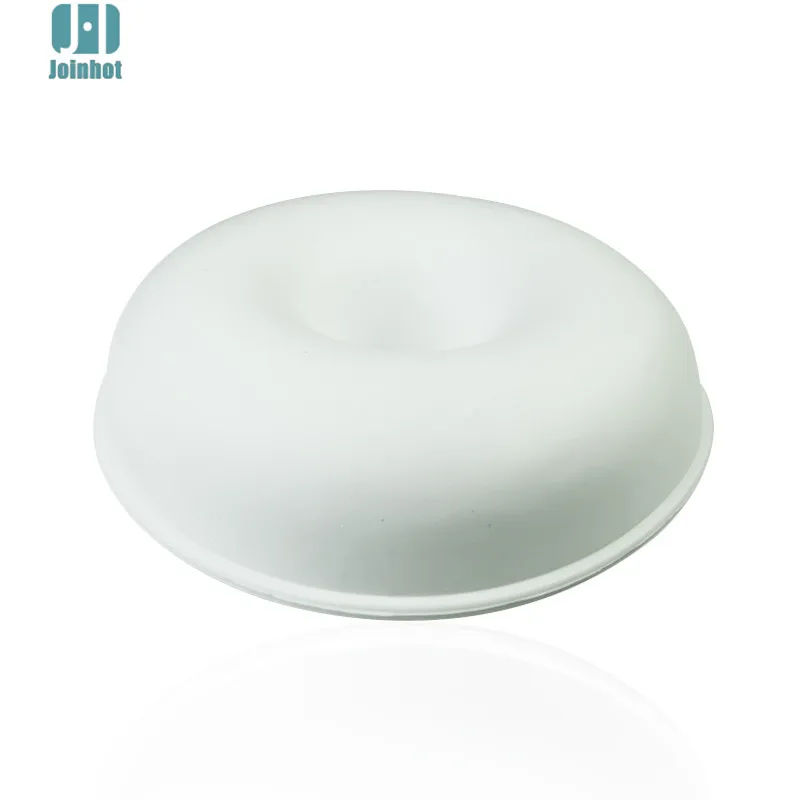 Форма для выпечки кексов и десертов из силикона в форме полых сахарных бубликов Joinhot White Savarin Donuts.